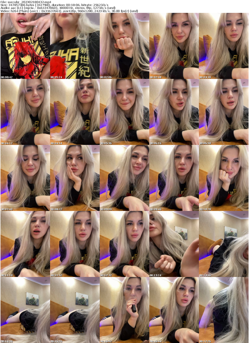 Preview thumb from succubz on 2023-02-18 @ bongacams