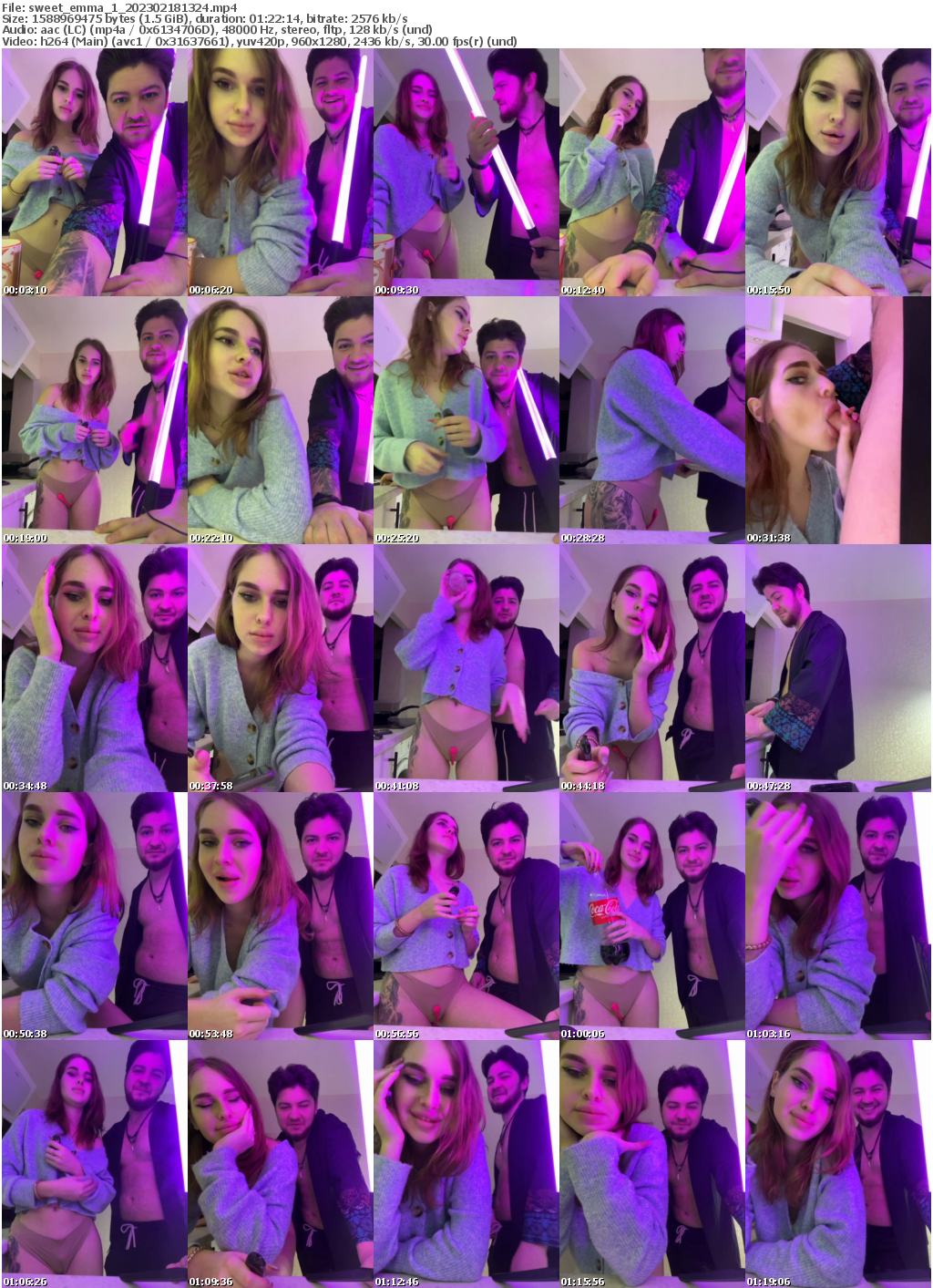 Preview thumb from sweet_emma_1 on 2023-02-18 @ bongacams