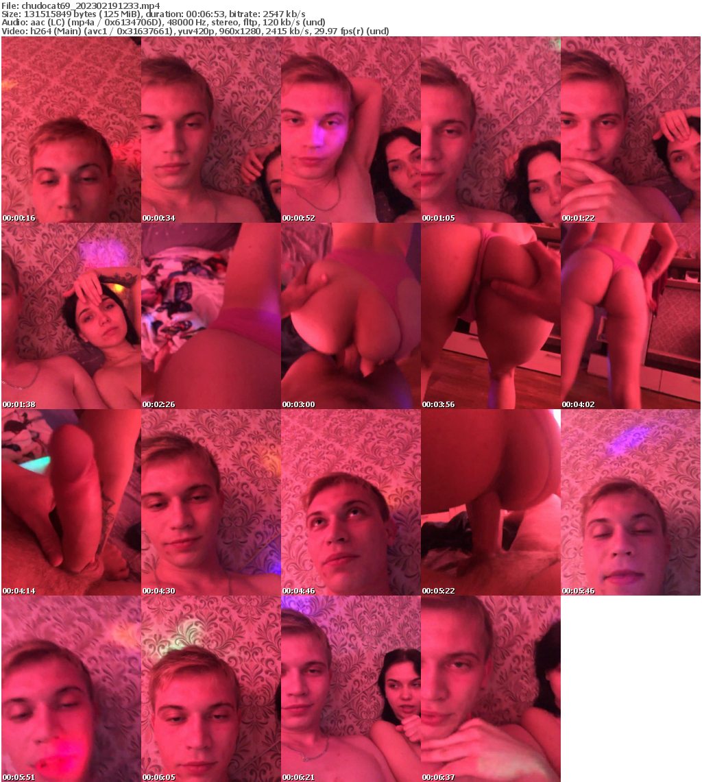 Preview thumb from chudocat69 on 2023-02-19 @ bongacams