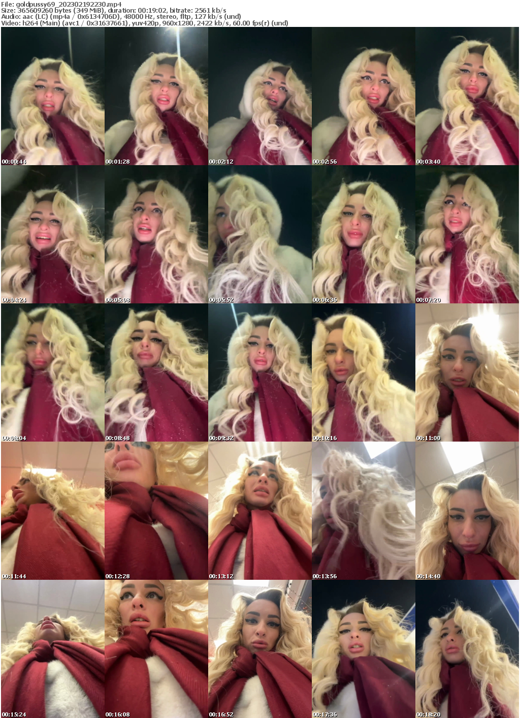 Preview thumb from goldpussy69 on 2023-02-19 @ bongacams