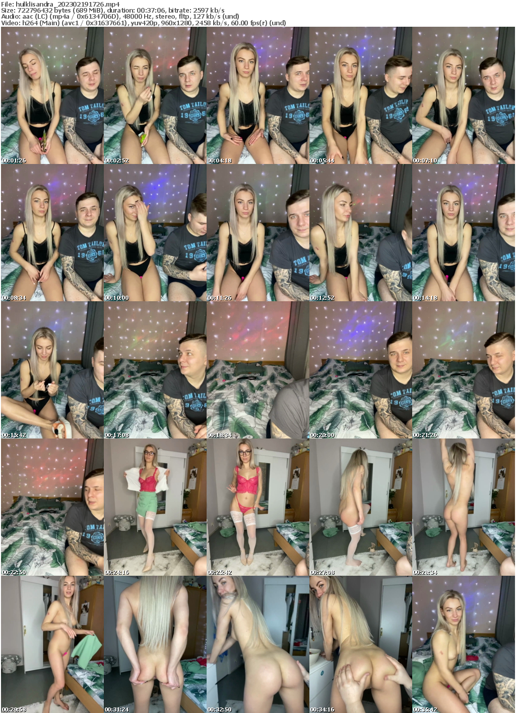 Preview thumb from hulklisandra on 2023-02-19 @ bongacams