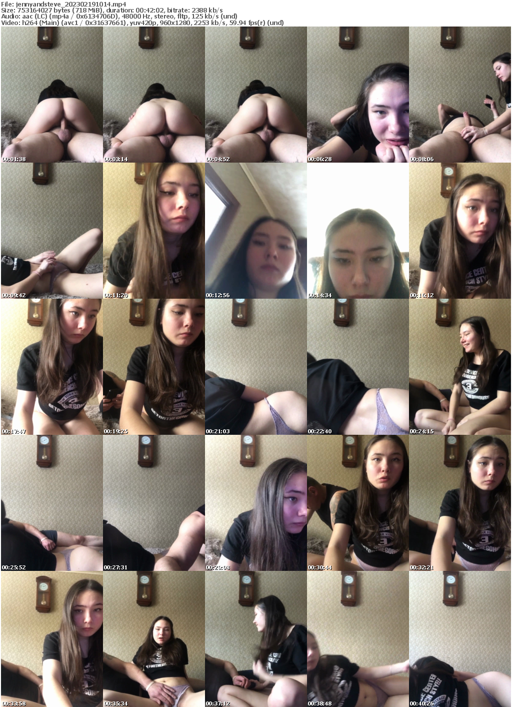 Preview thumb from jennyandsteve on 2023-02-19 @ bongacams