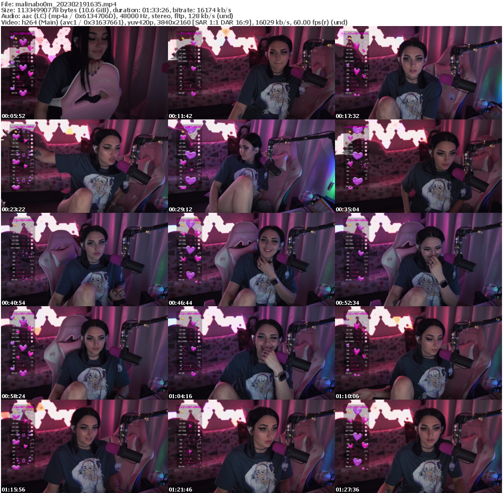 Preview thumb from malinabo0m on 2023-02-19 @ bongacams