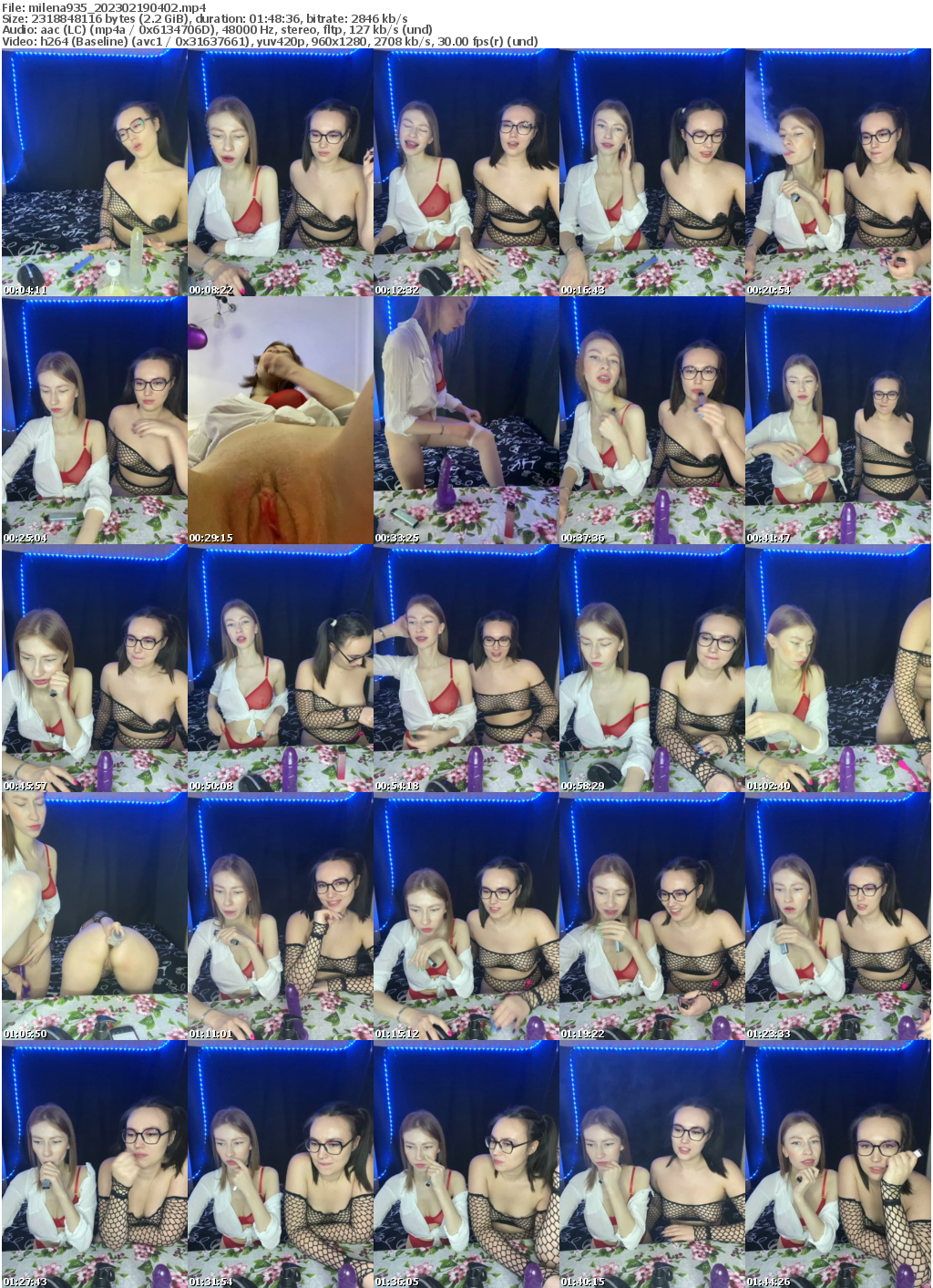 Preview thumb from milena935 on 2023-02-19 @ bongacams