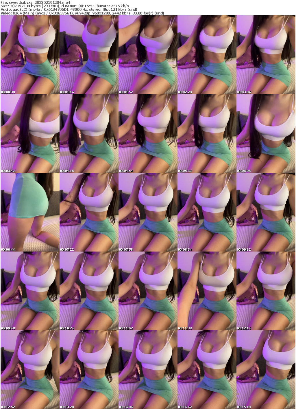 Preview thumb from sweetbabyxs on 2023-02-19 @ bongacams