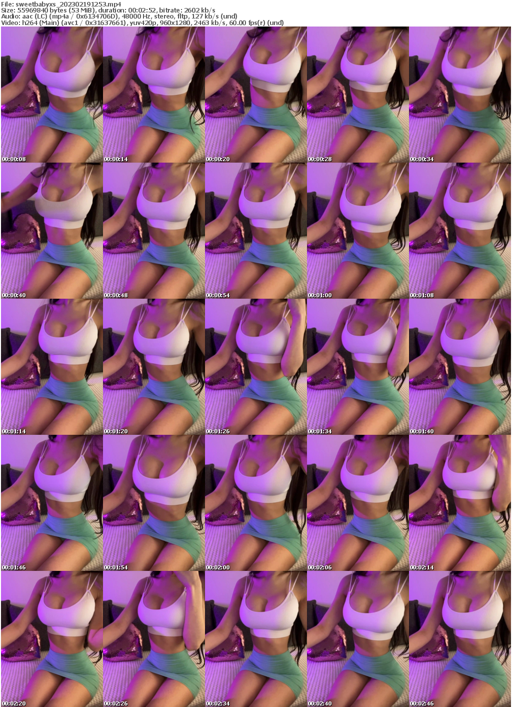 Preview thumb from sweetbabyxs on 2023-02-19 @ bongacams