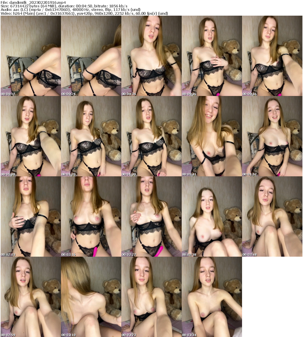 Preview thumb from dandimilk on 2023-02-20 @ bongacams