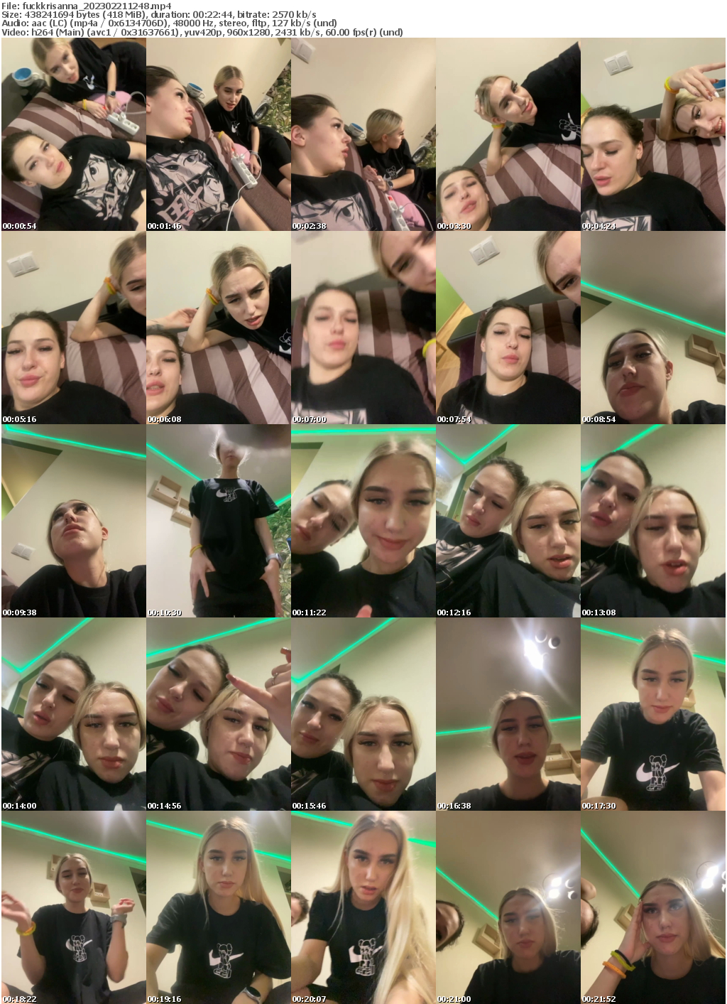 Preview thumb from fuckkrisanna on 2023-02-21 @ bongacams