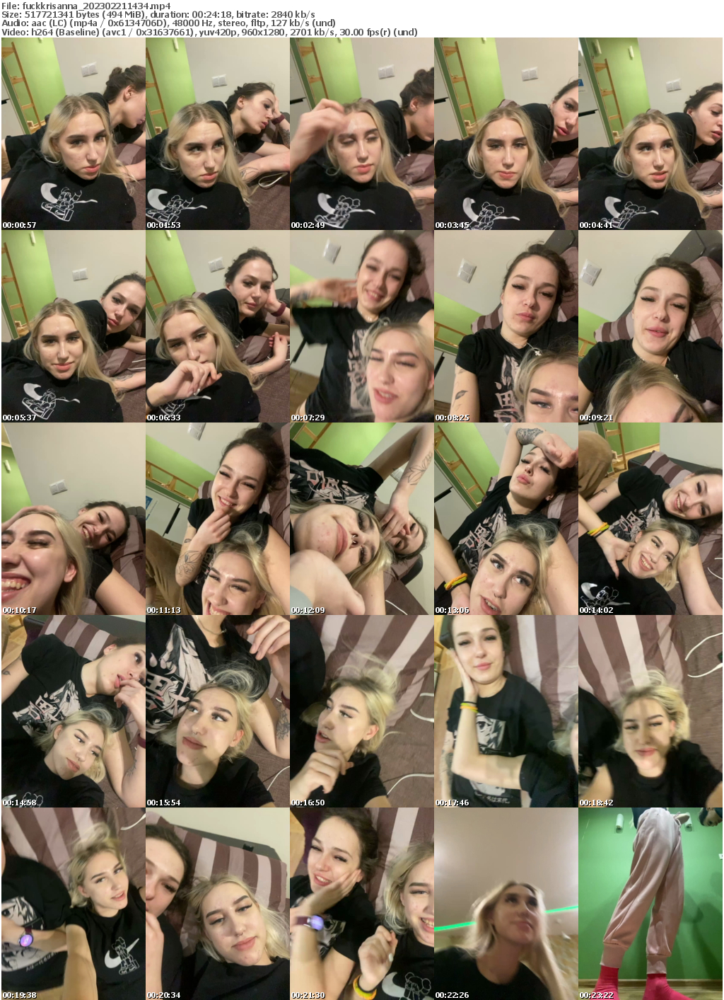 Preview thumb from fuckkrisanna on 2023-02-21 @ bongacams