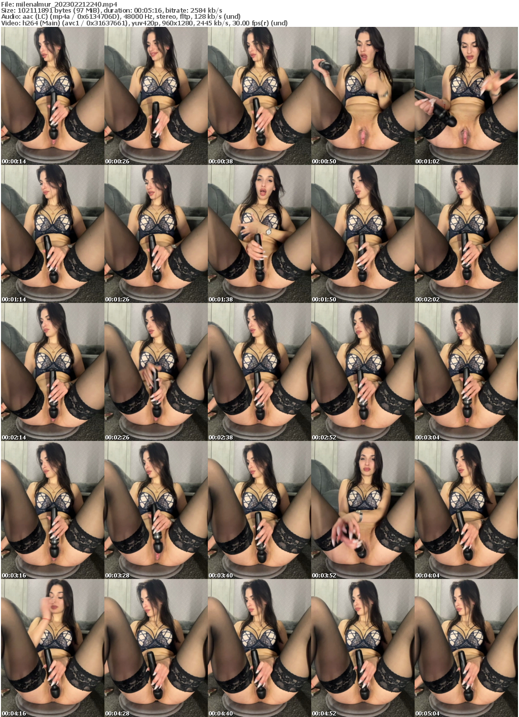 Preview thumb from milenalmur on 2023-02-21 @ bongacams