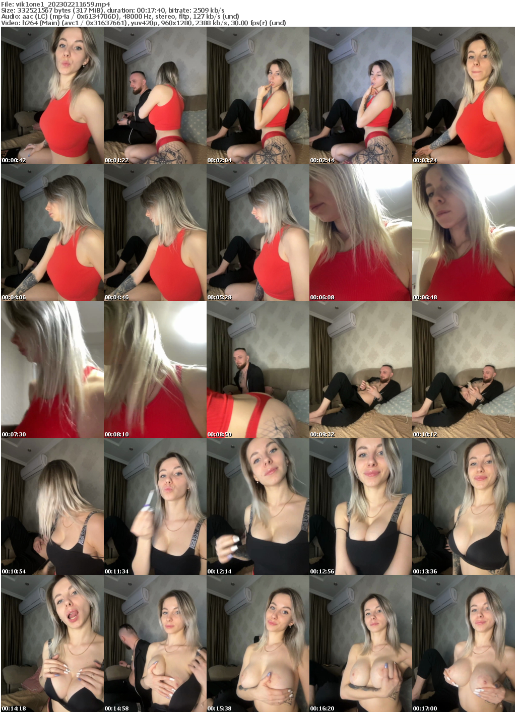 Preview thumb from vik1one1 on 2023-02-21 @ bongacams