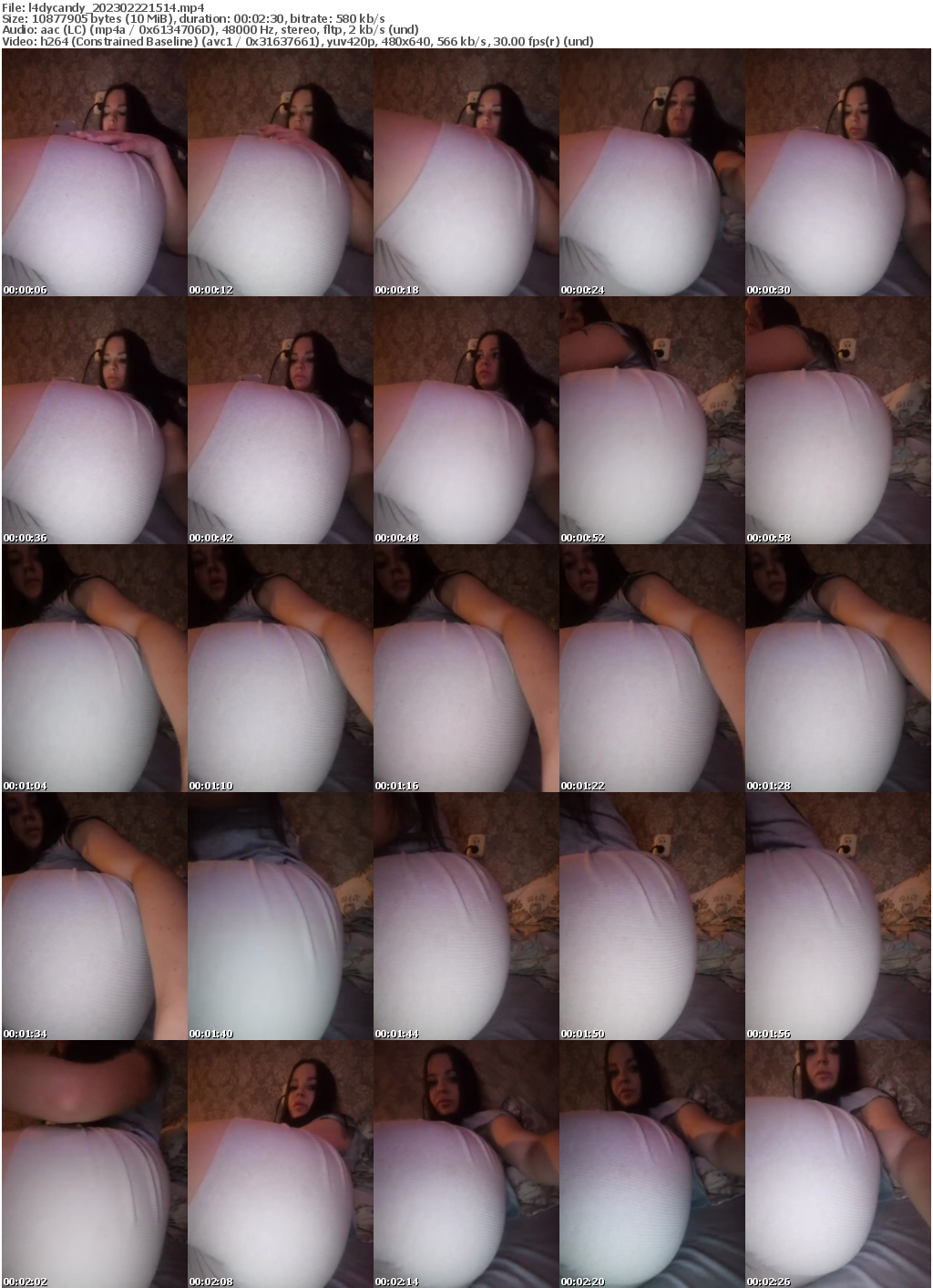 Preview thumb from l4dycandy on 2023-02-22 @ bongacams