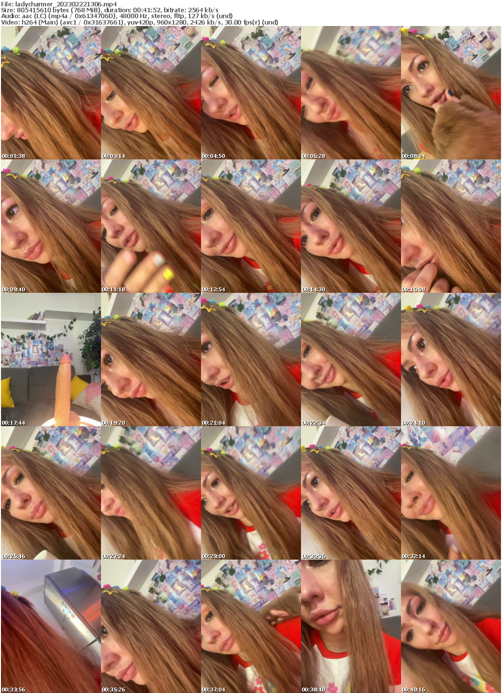 Preview thumb from ladycharmer on 2023-02-22 @ bongacams