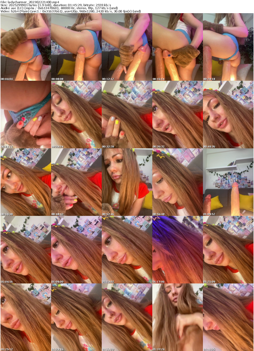 Preview thumb from ladycharmer on 2023-02-22 @ bongacams