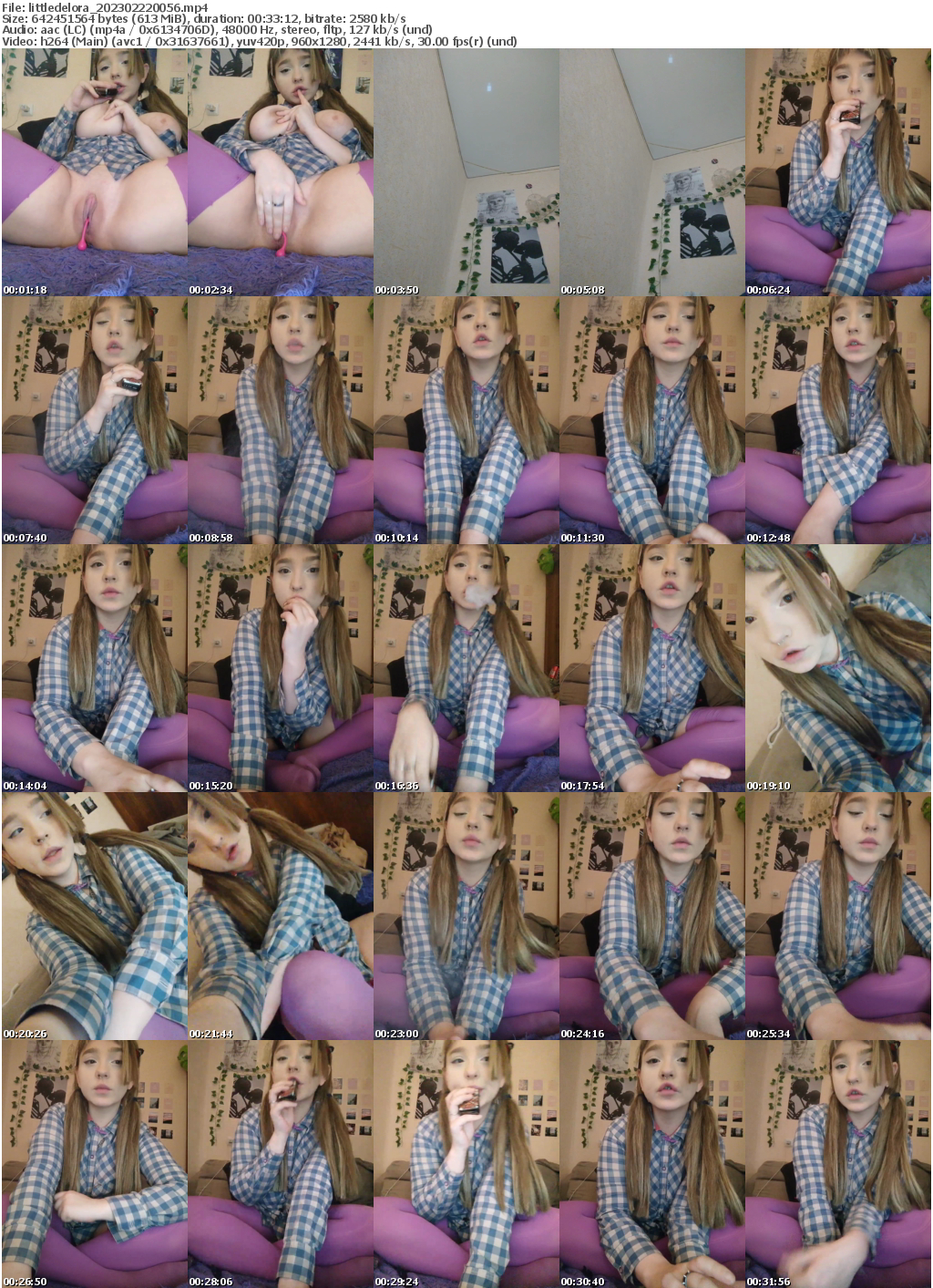 Preview thumb from littledelora on 2023-02-22 @ bongacams