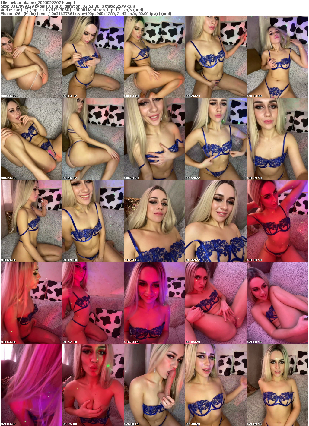 Preview thumb from nektarinkapro on 2023-02-22 @ bongacams