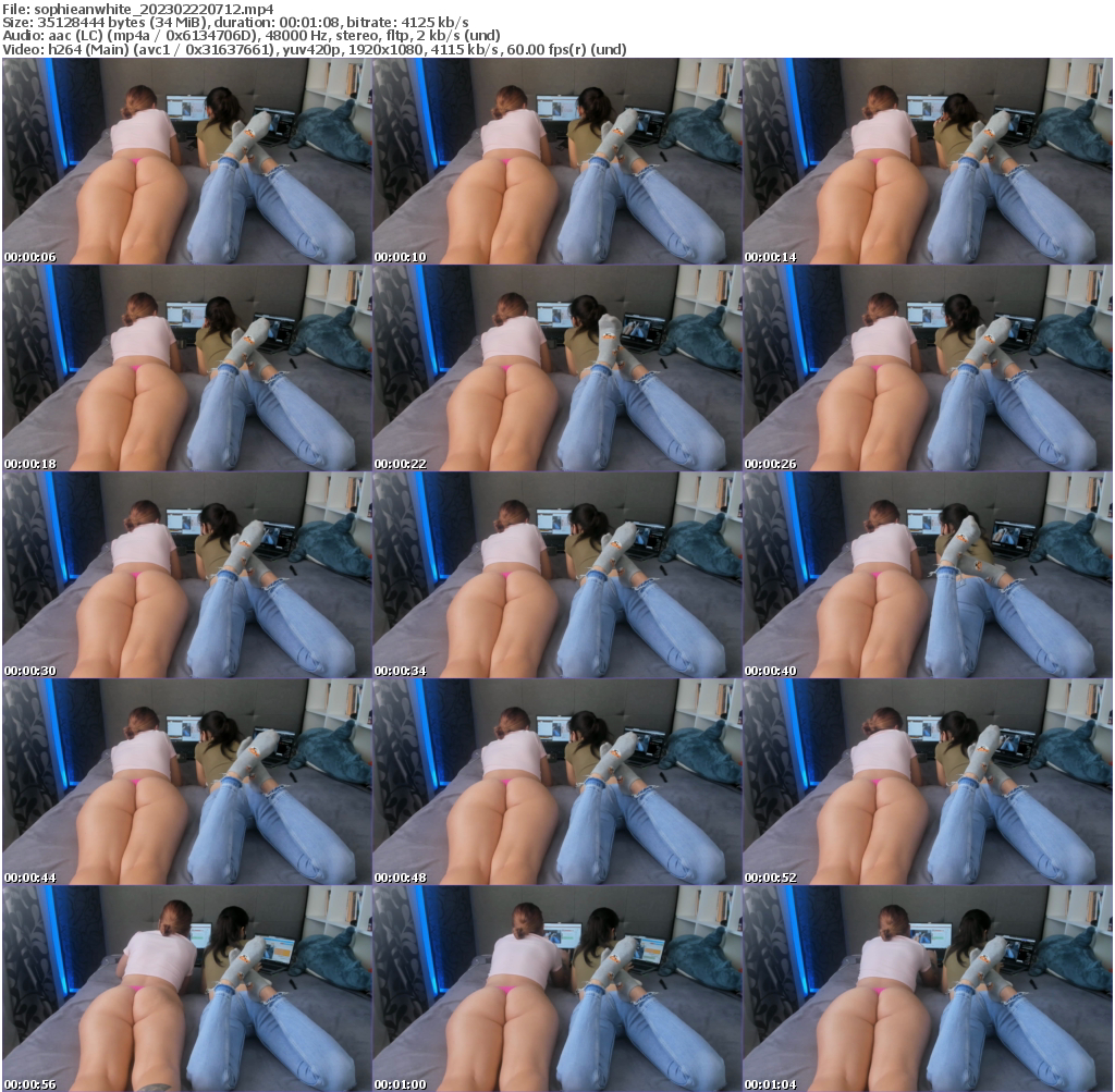 Preview thumb from sophieanwhite on 2023-02-22 @ bongacams