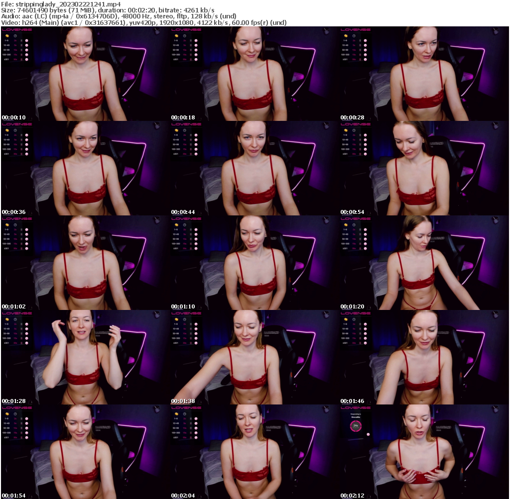 Preview thumb from strippinglady on 2023-02-22 @ bongacams