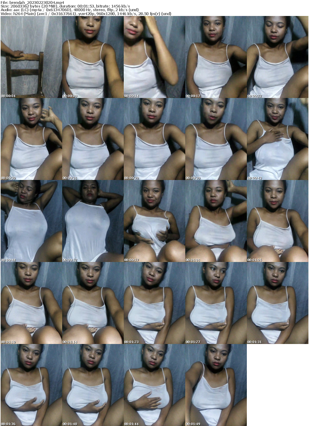 Preview thumb from brendah on 2023-02-23 @ bongacams