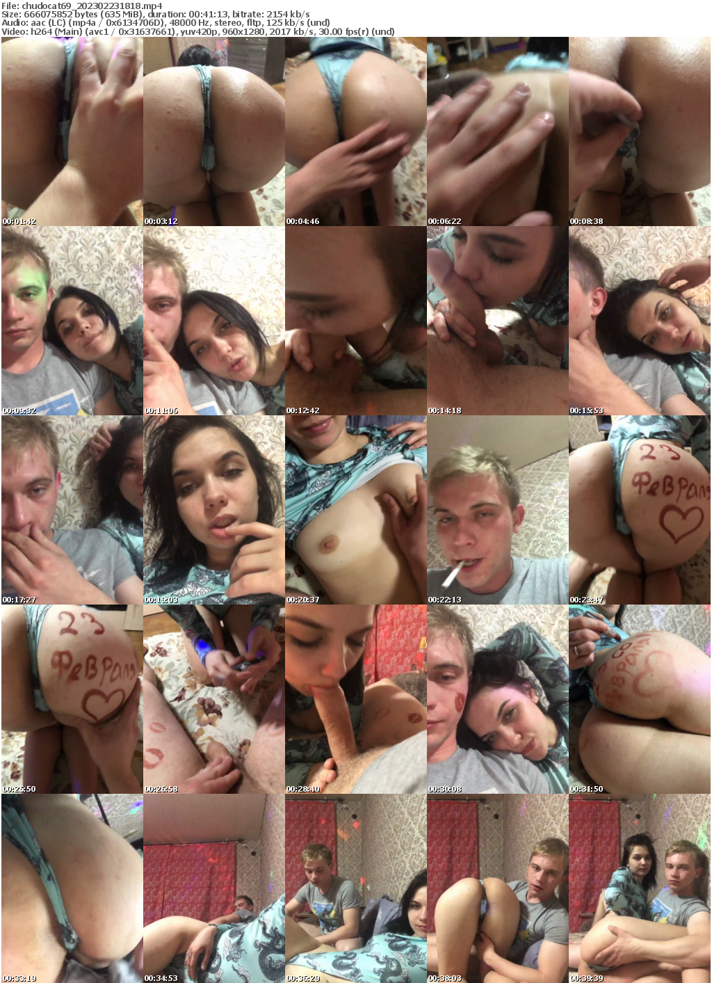 Preview thumb from chudocat69 on 2023-02-23 @ bongacams