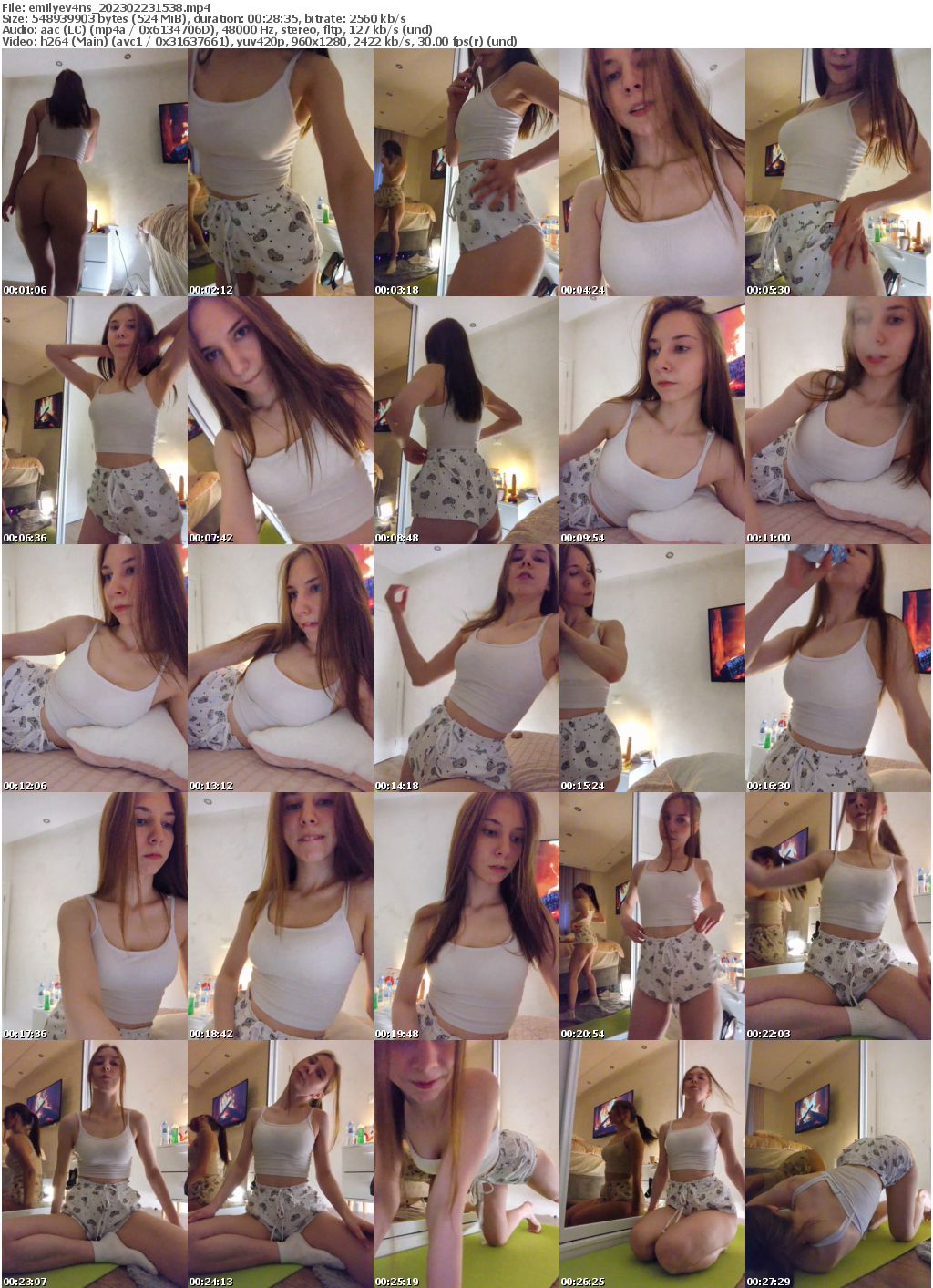 Preview thumb from emilyev4ns on 2023-02-23 @ bongacams