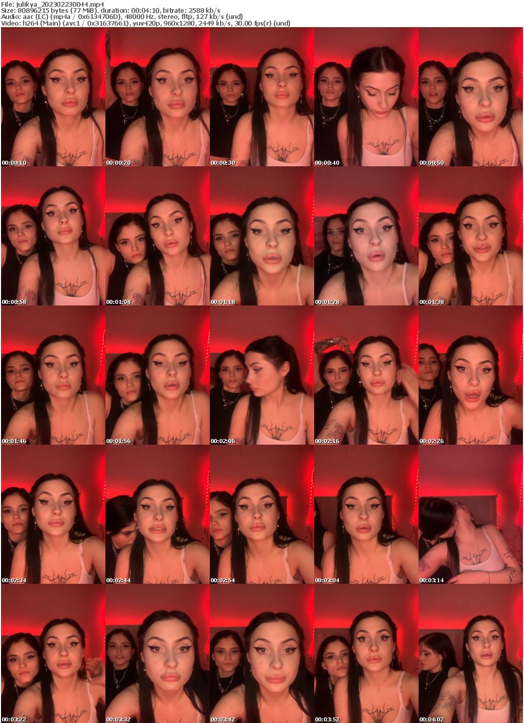 Preview thumb from julikya on 2023-02-23 @ bongacams