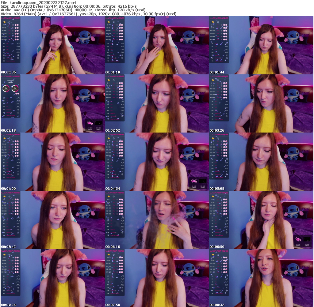 Preview thumb from karolinaqueen on 2023-02-23 @ bongacams