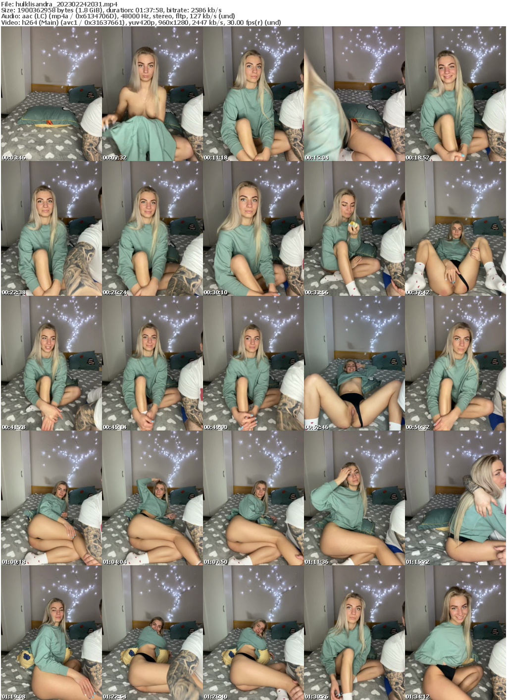 Preview thumb from hulklisandra on 2023-02-24 @ bongacams