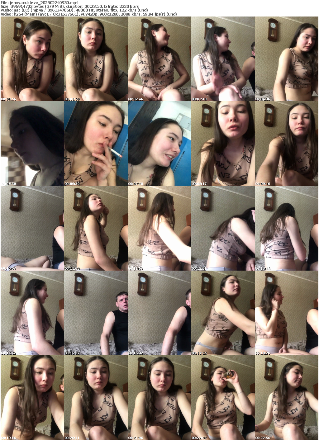 Preview thumb from jennyandsteve on 2023-02-24 @ bongacams