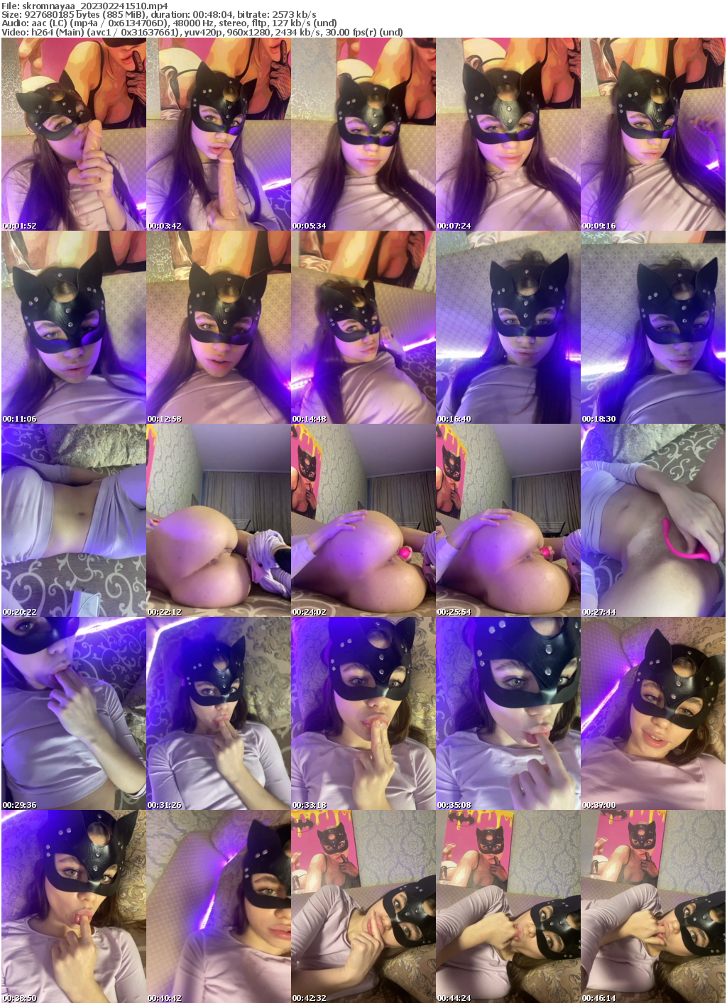 Preview thumb from skromnayaa on 2023-02-24 @ bongacams