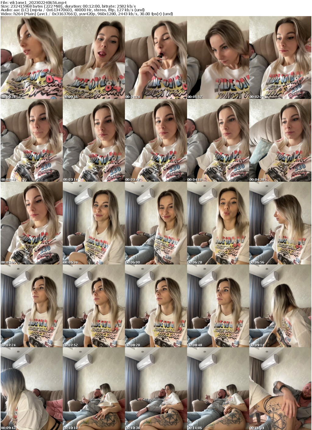 Preview thumb from vik1one1 on 2023-02-24 @ bongacams