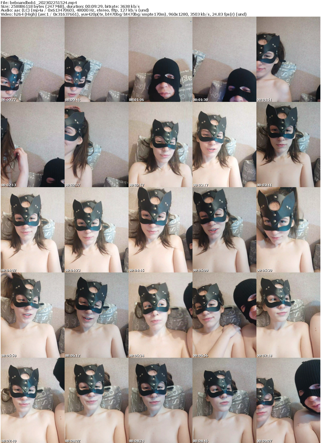 Preview thumb from beboandbob1 on 2023-02-25 @ bongacams