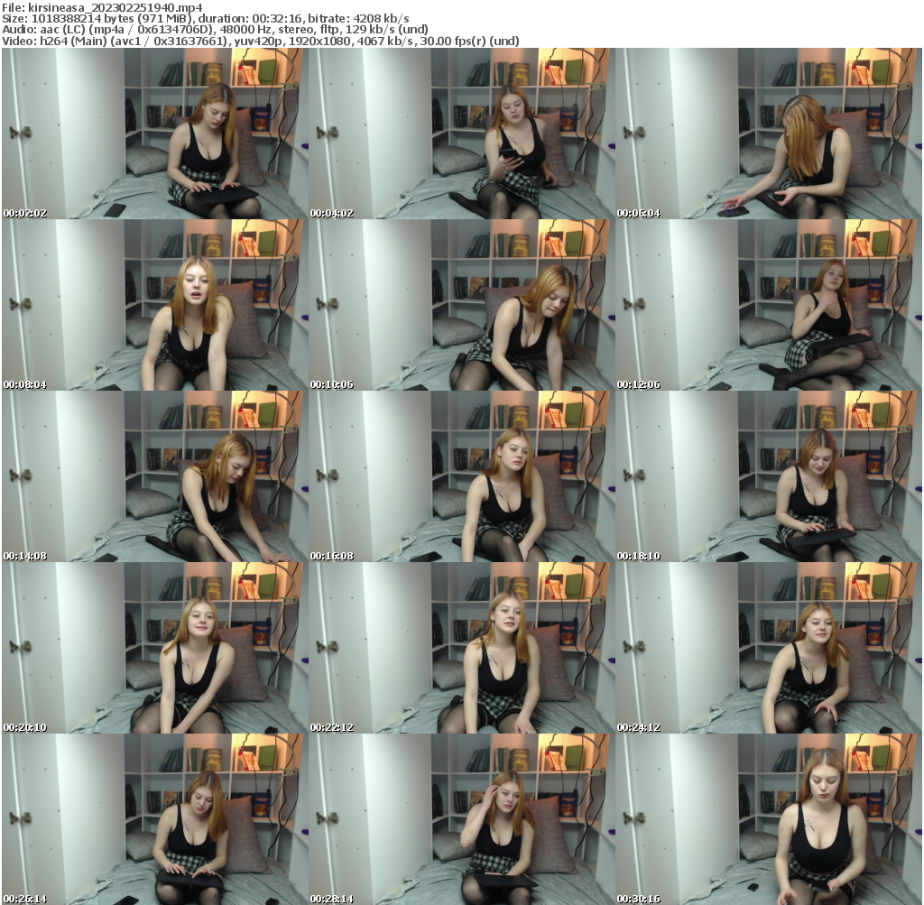 Preview thumb from kirsineasa on 2023-02-25 @ bongacams