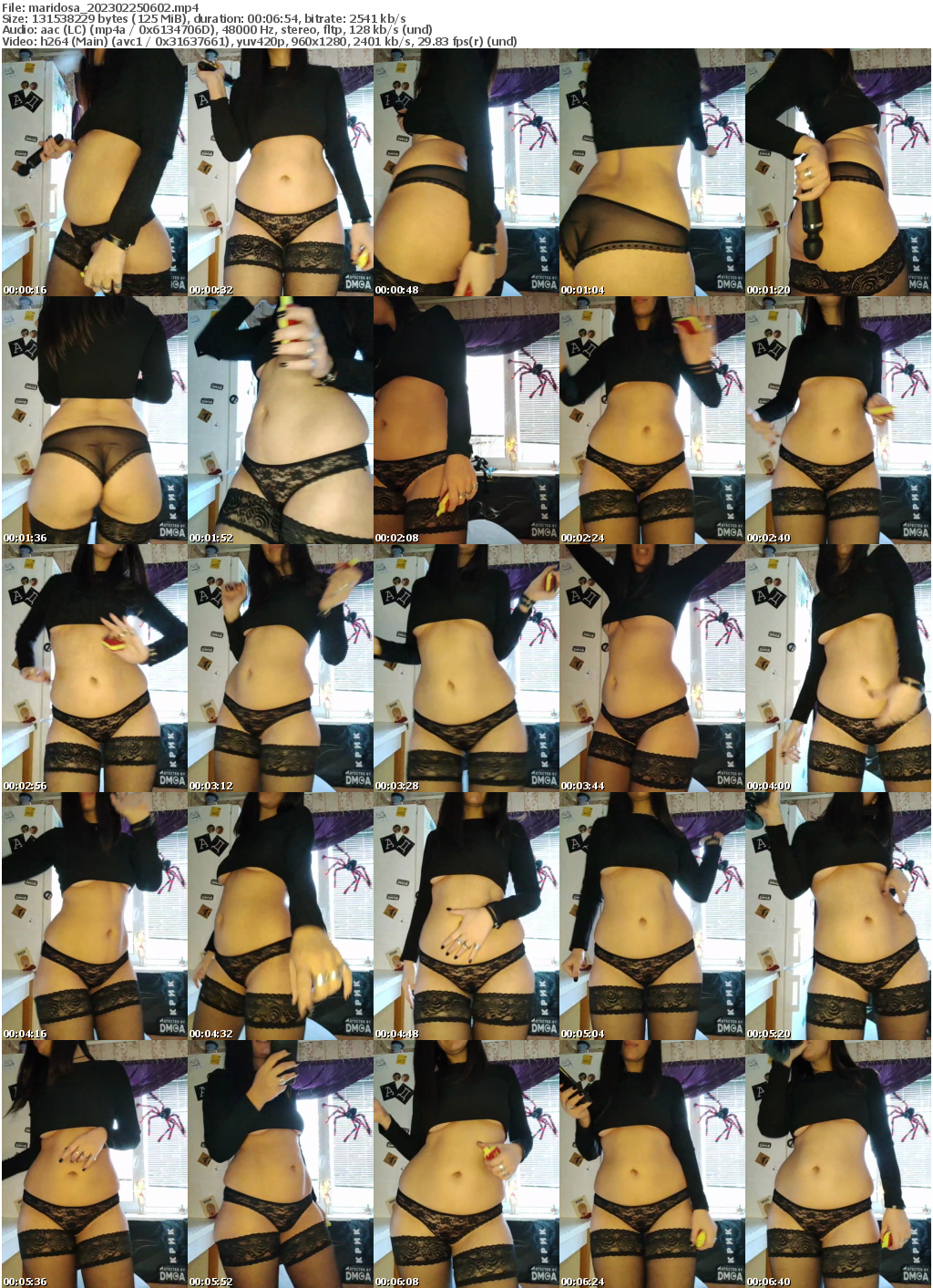 Preview thumb from maridosa on 2023-02-25 @ bongacams