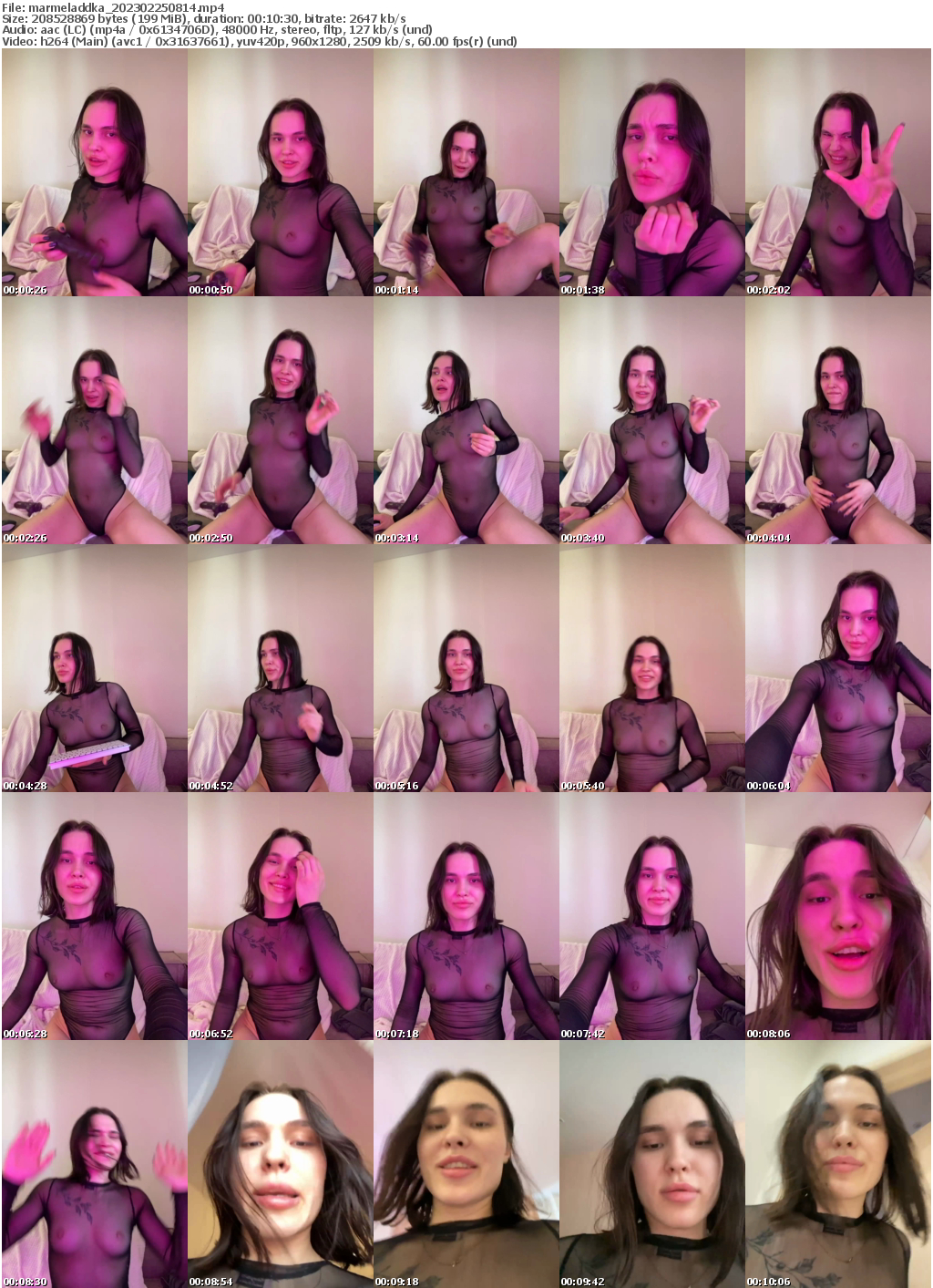 Preview thumb from marmeladdka on 2023-02-25 @ bongacams