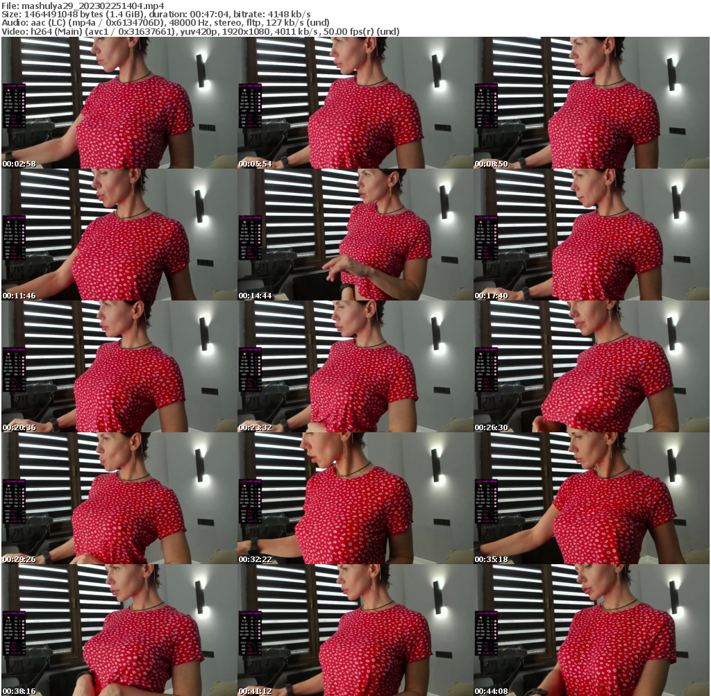 Preview thumb from mashulya29 on 2023-02-25 @ bongacams