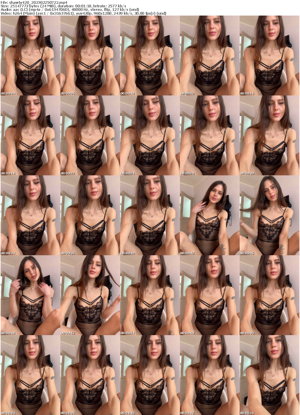 Preview thumb from shawty420 on 2023-02-25 @ bongacams