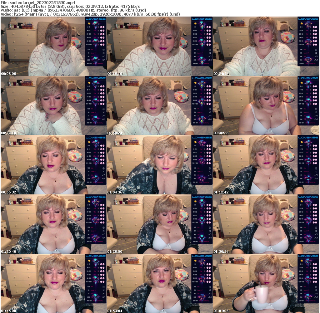 Preview thumb from smileofangel on 2023-02-25 @ bongacams