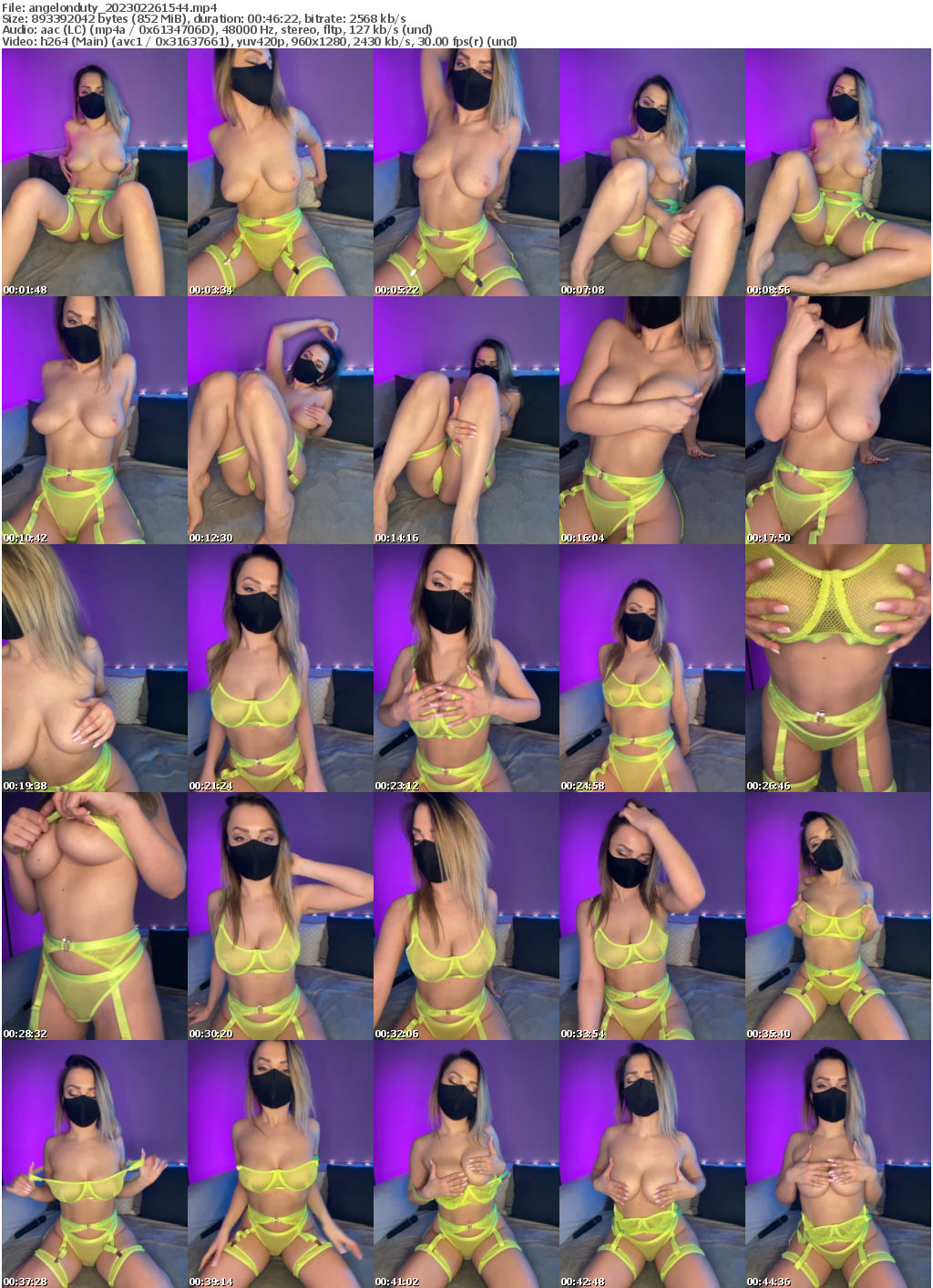 Preview thumb from angelonduty on 2023-02-26 @ bongacams