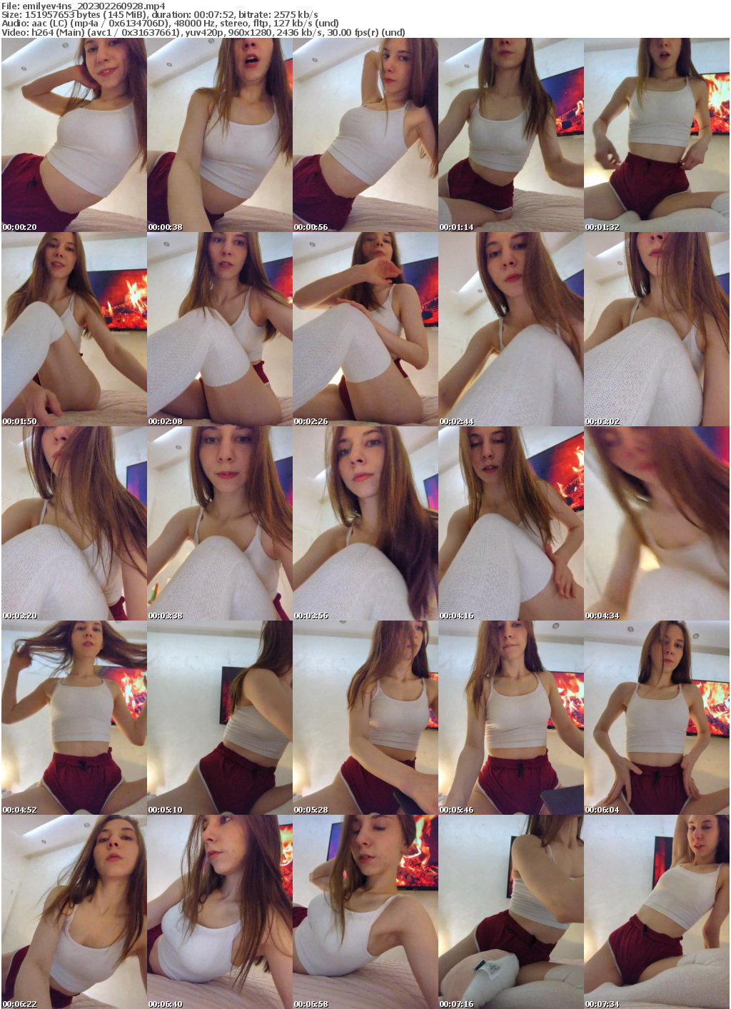 Preview thumb from emilyev4ns on 2023-02-26 @ bongacams