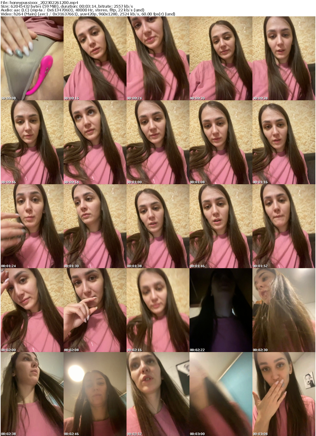 Preview thumb from honeypussixxx on 2023-02-26 @ bongacams