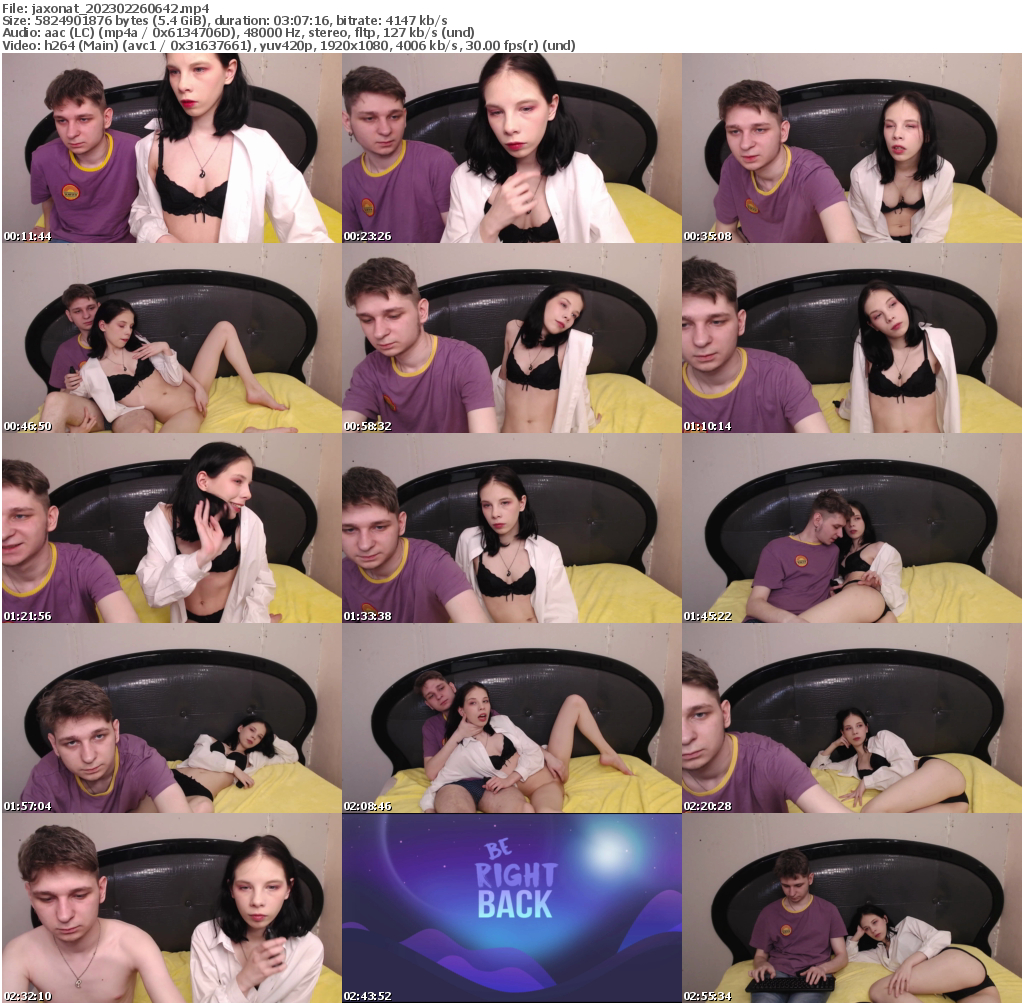 Preview thumb from jaxonat on 2023-02-26 @ bongacams