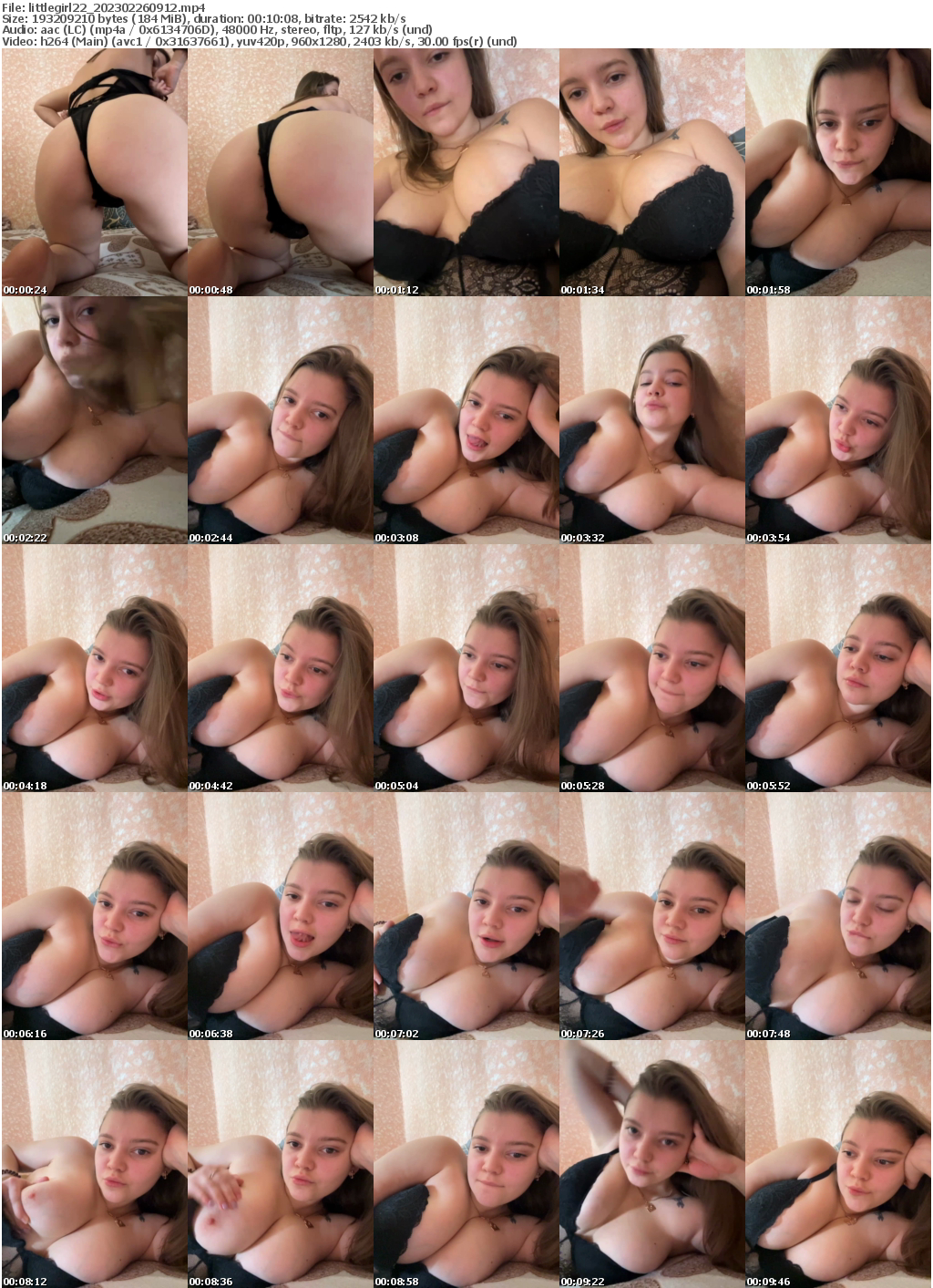 Preview thumb from littlegirl22 on 2023-02-26 @ bongacams