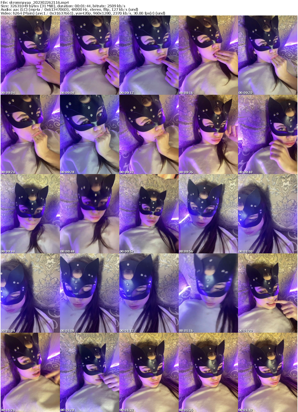 Preview thumb from skromnayaa on 2023-02-26 @ bongacams