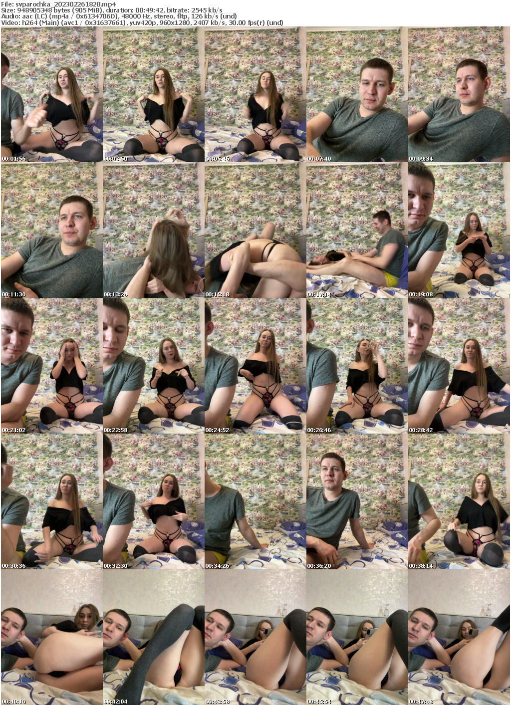 Preview thumb from svparochka on 2023-02-26 @ bongacams