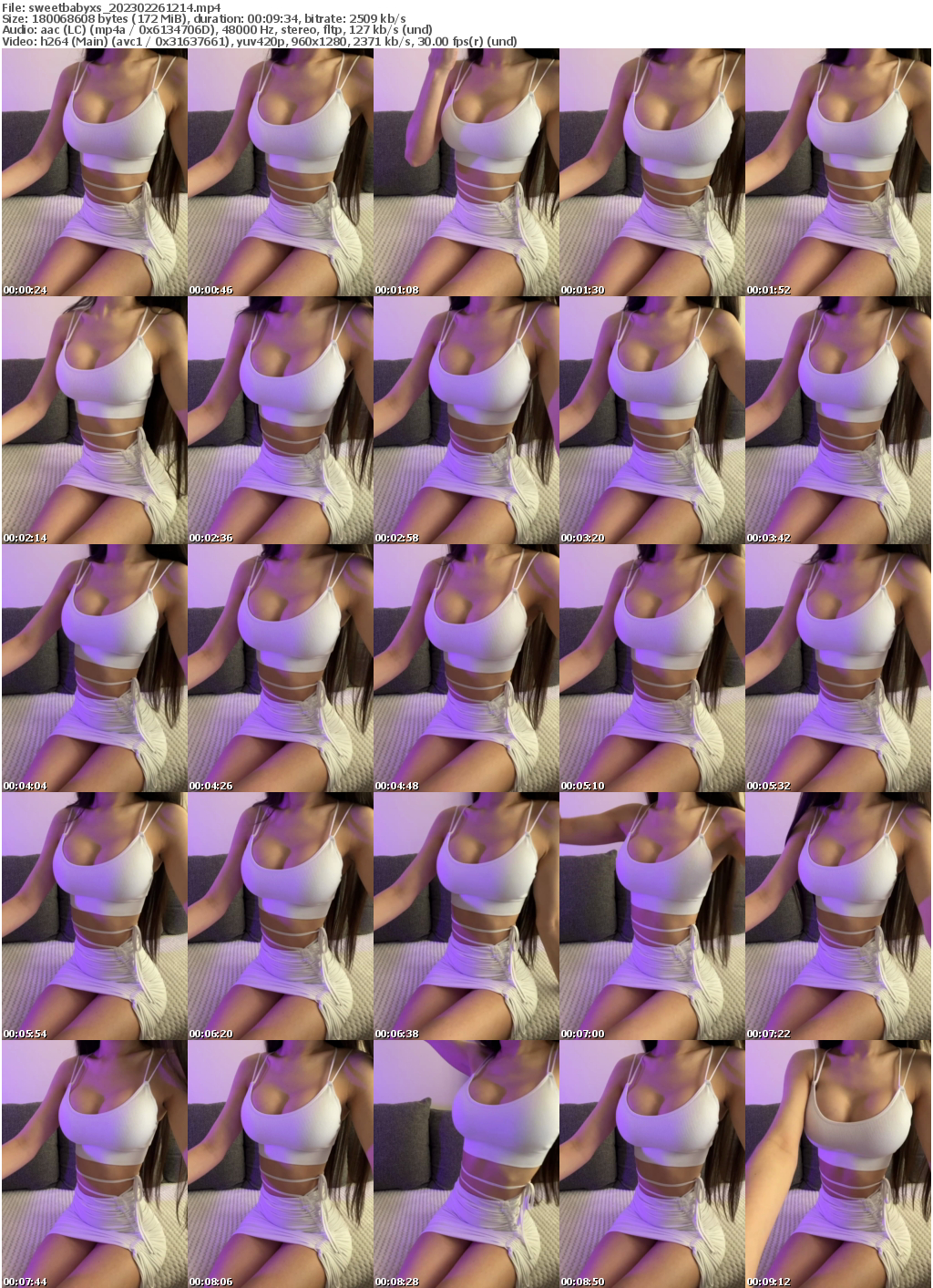 Preview thumb from sweetbabyxs on 2023-02-26 @ bongacams