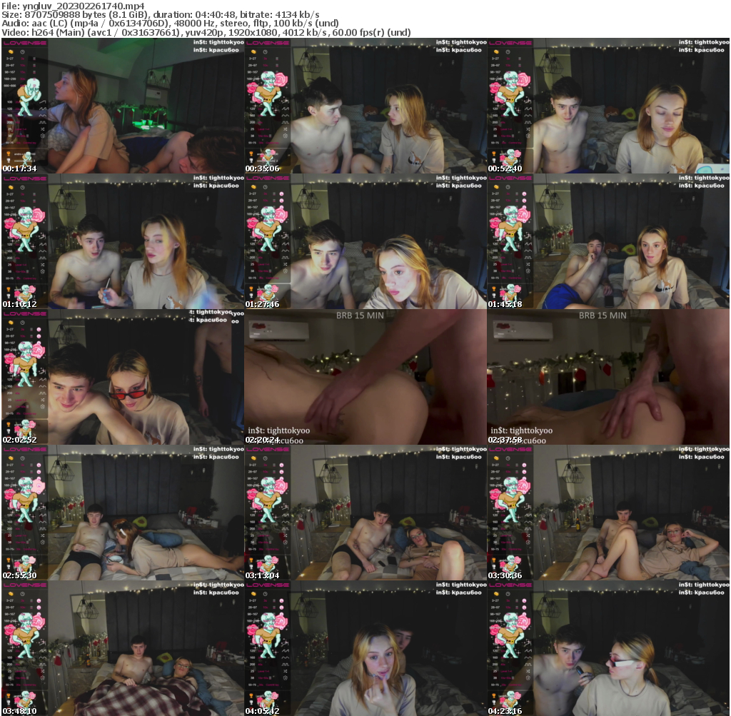 Preview thumb from yngluv on 2023-02-26 @ bongacams