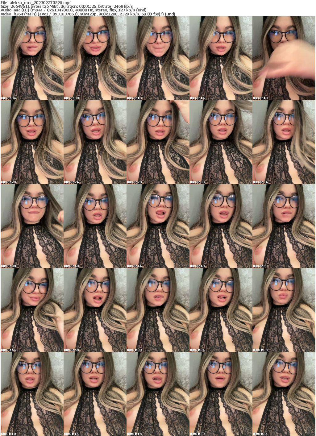 Preview thumb from aleksa_mrs on 2023-02-27 @ bongacams