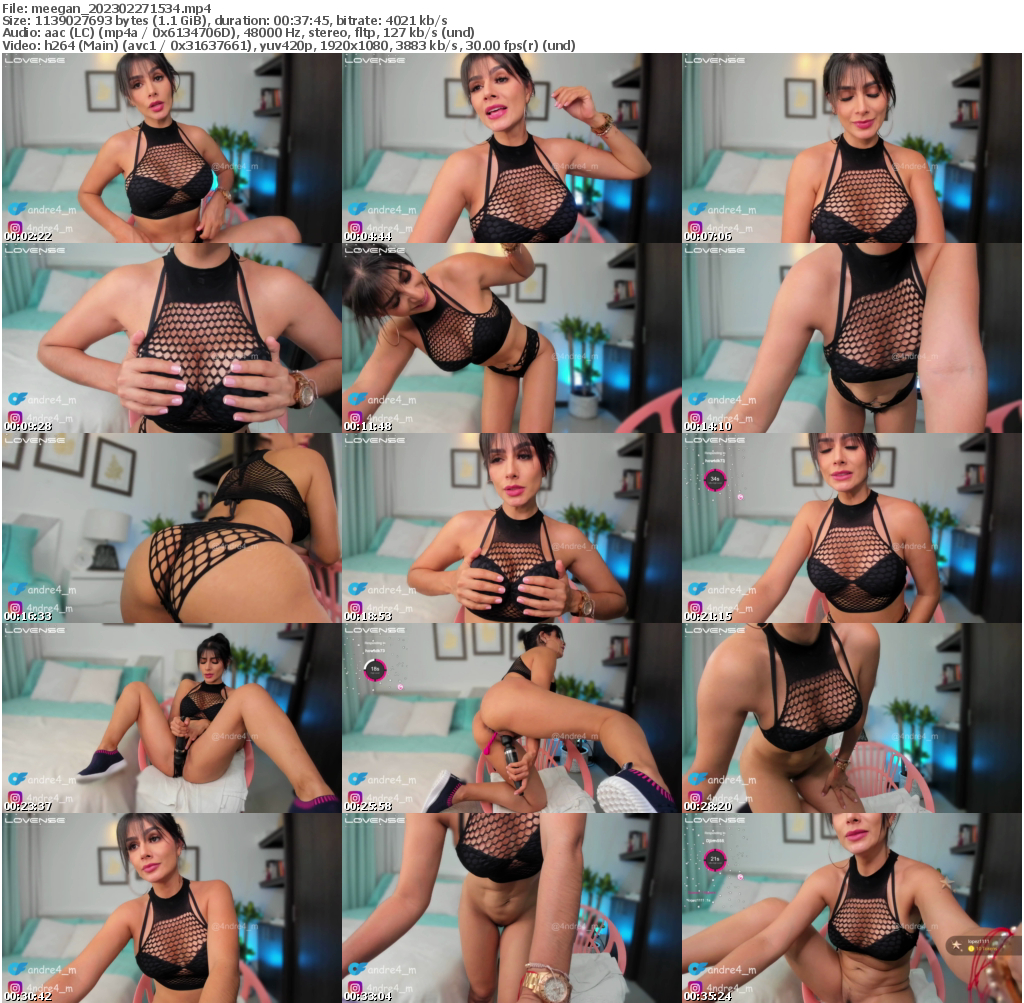 Preview thumb from meegan on 2023-02-27 @ bongacams