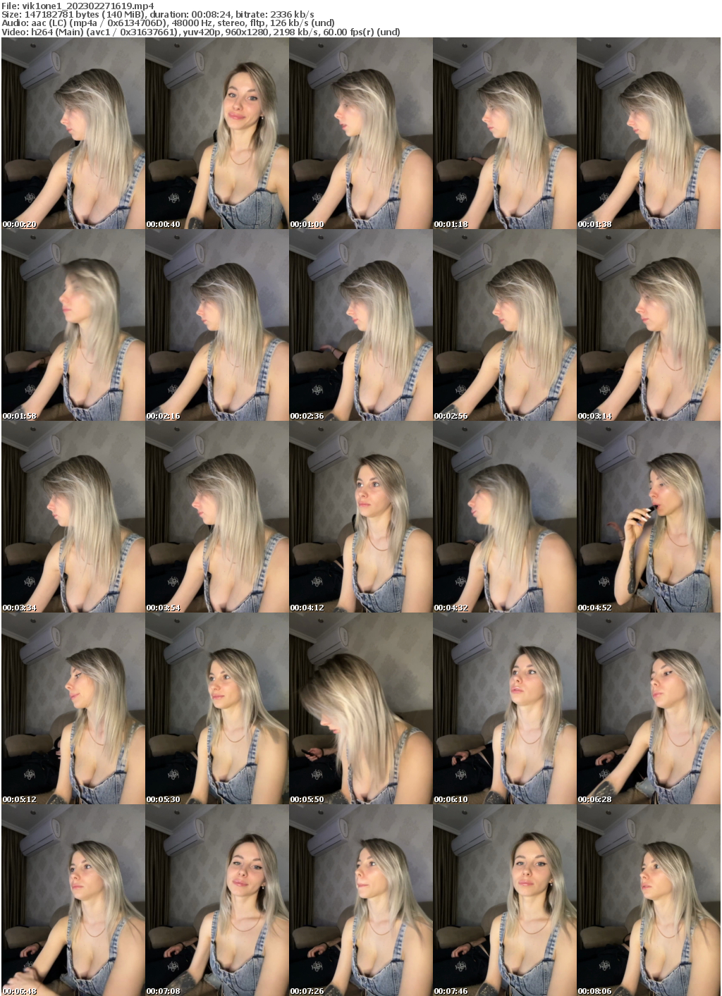 Preview thumb from vik1one1 on 2023-02-27 @ bongacams